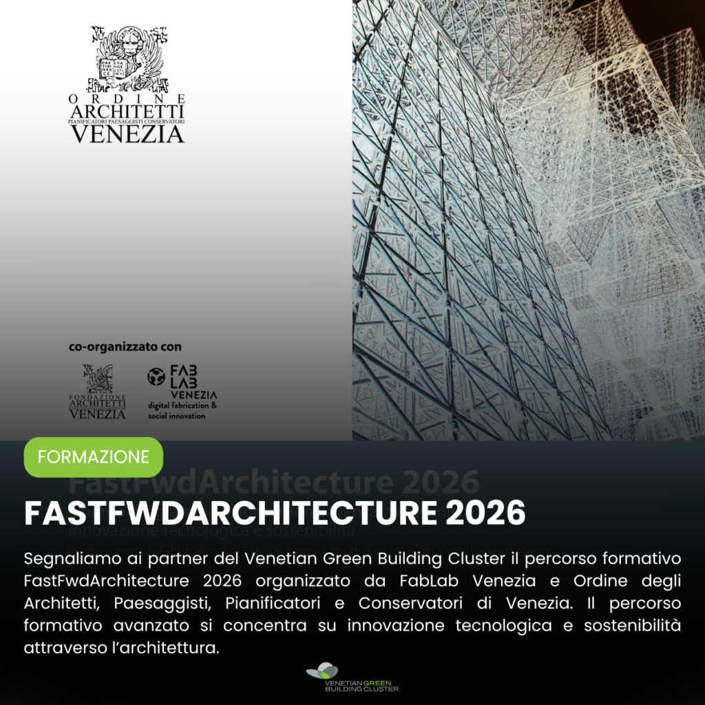 FastFwdArchitecture 2026 articolo di presentazione del percorso formativo
