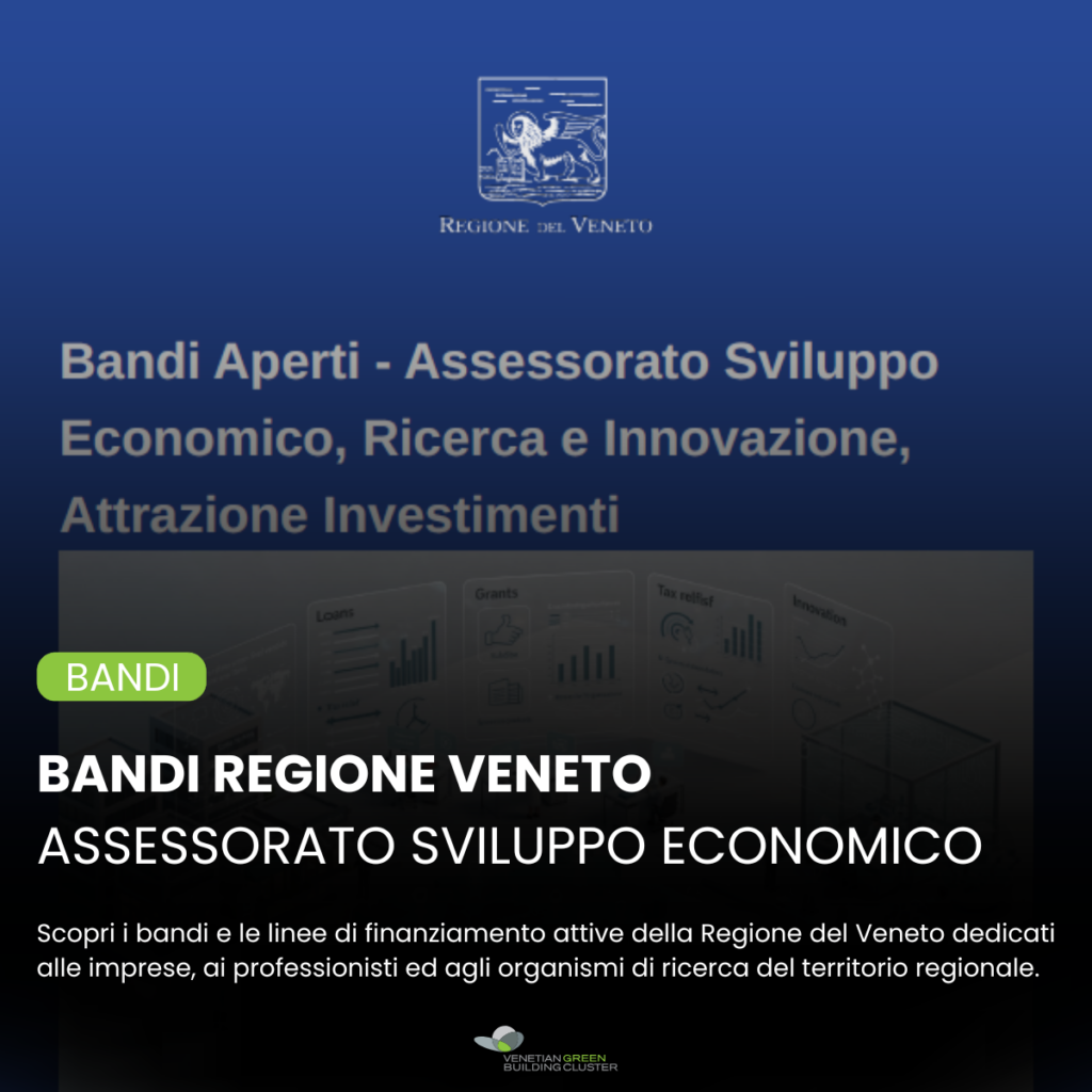 Bandi della Regione Veneto per imprese
