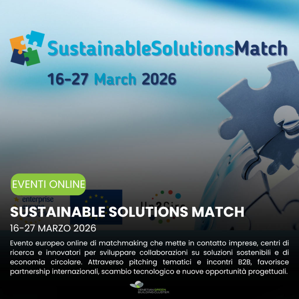 SustainableSolutionsMatch 2026 evento europeo online di matchmaking