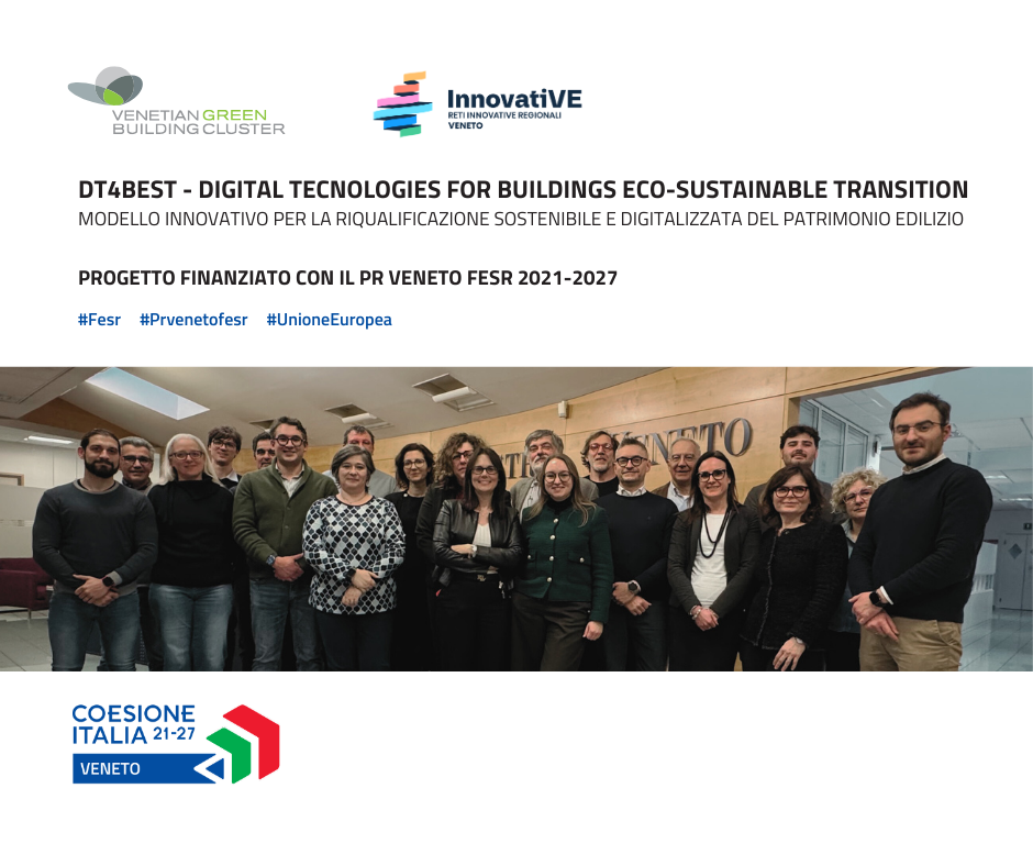 Progetto DT4BEST - DIGITAL TECNOLOGIES FOR BUILDINGS ECO-SUSTAINABLE TRANSITION - Il team di lavoro
