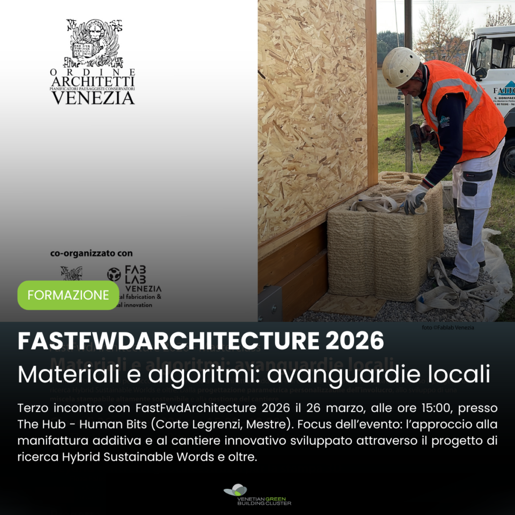 Terzo appuntamento con FastFwdArchitecture 2026 il 26 marzo a Mestre