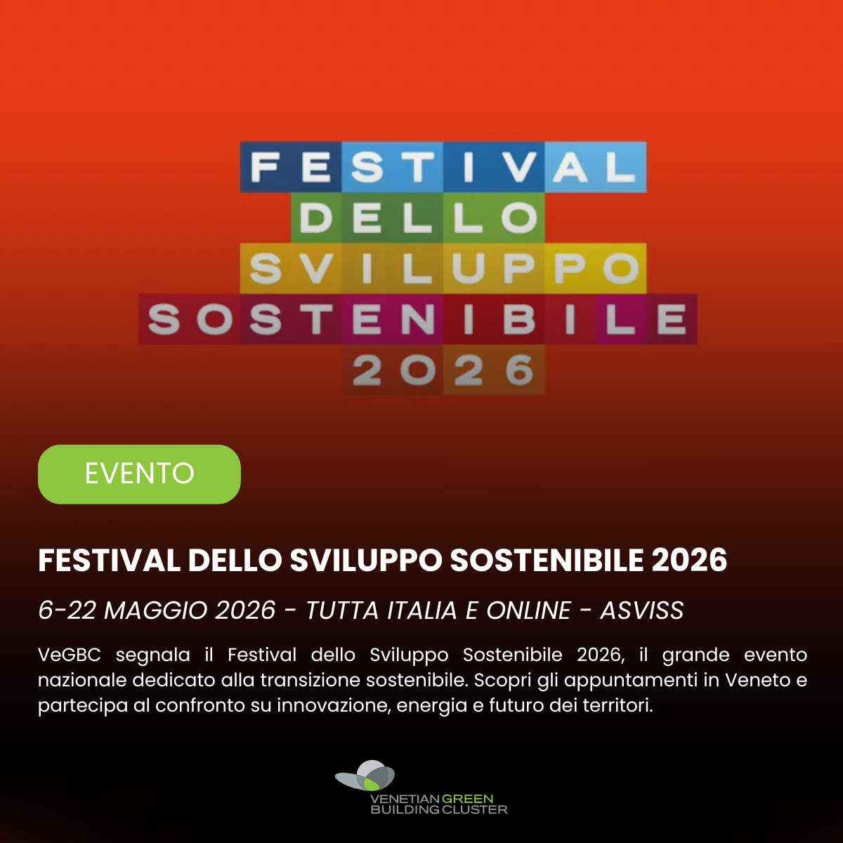 Festival dello Sviluppo Sostenibile 2026 eventi in Veneto su sostenibilità e innovazione